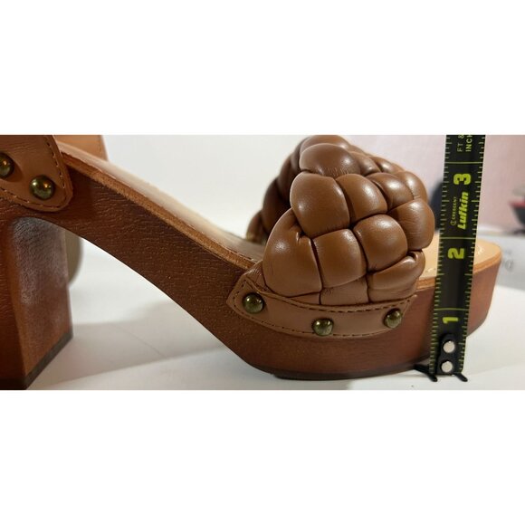 Madden NYC Womens 8.5 Braided Platform Sandals With Ankle Strap & Chunky Heel - Picture 8 of 11